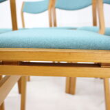 1960s Set of 6 Bentwood Dining Chairs, Denmark