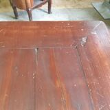 Red lacquered Asian table