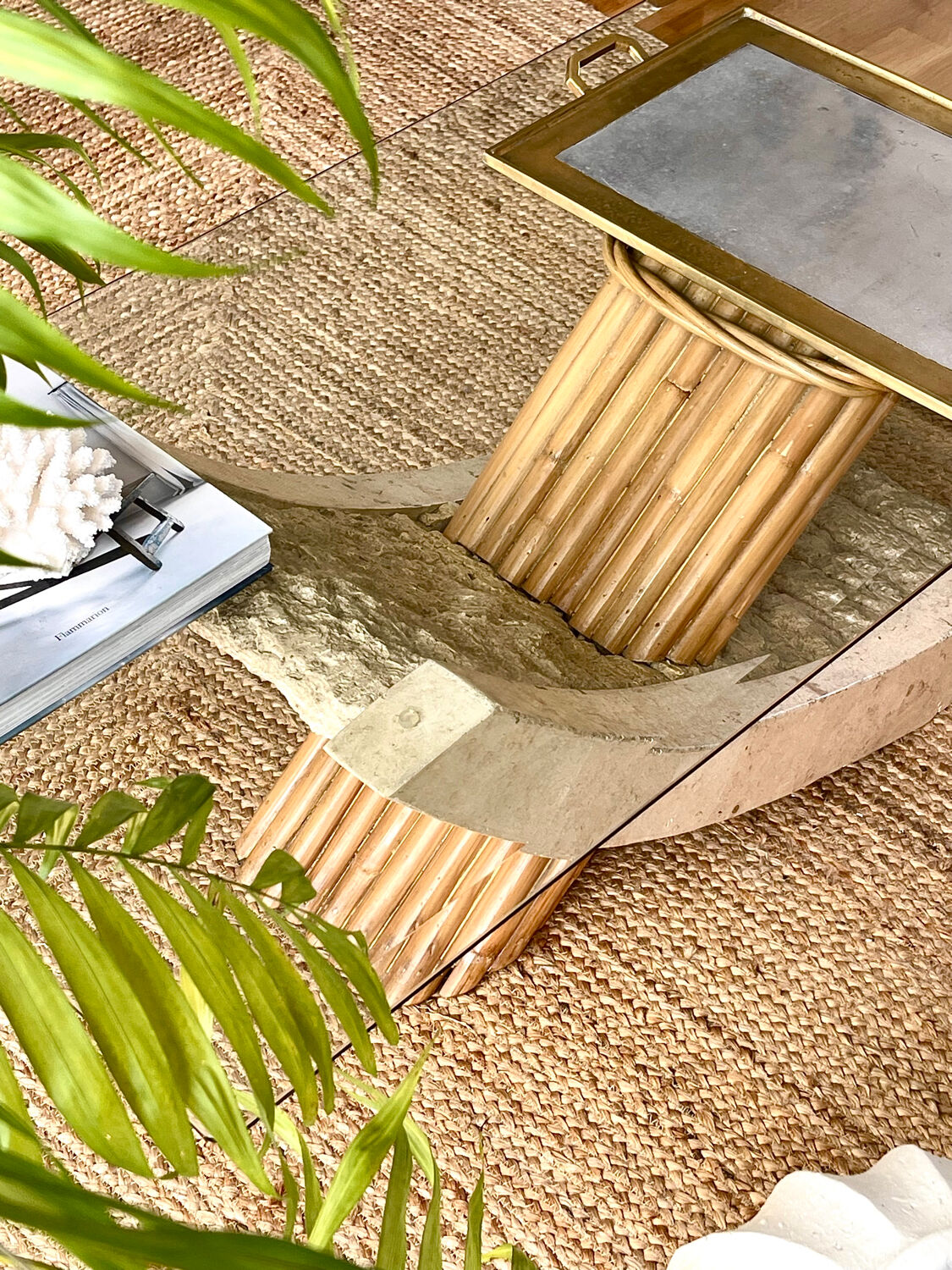 Coffee table French Riviera 1970.