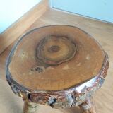 Brutalist tripod cowherd stool