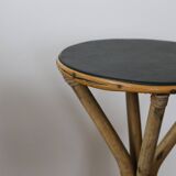 Tiki bar, rattan bar and two stools