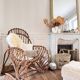 Vintage rattan armchair