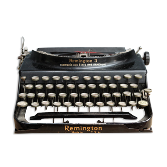 Machine à écrire Remington 3, Années 30
