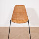 6 chairs Wicker - Gian Franco Legler - 1950