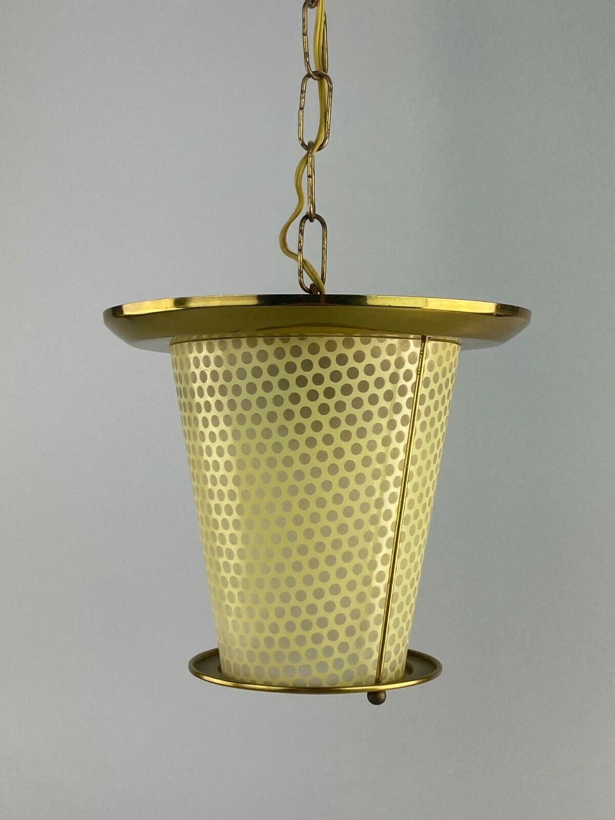 50s 60s lamp light ceiling lamp Mid Century brass design 50s 60s