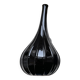 Salviati 2007 Glossy Black Signed Drop Vase 17 cm
