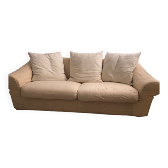 3-seater sofa in convertible fabric