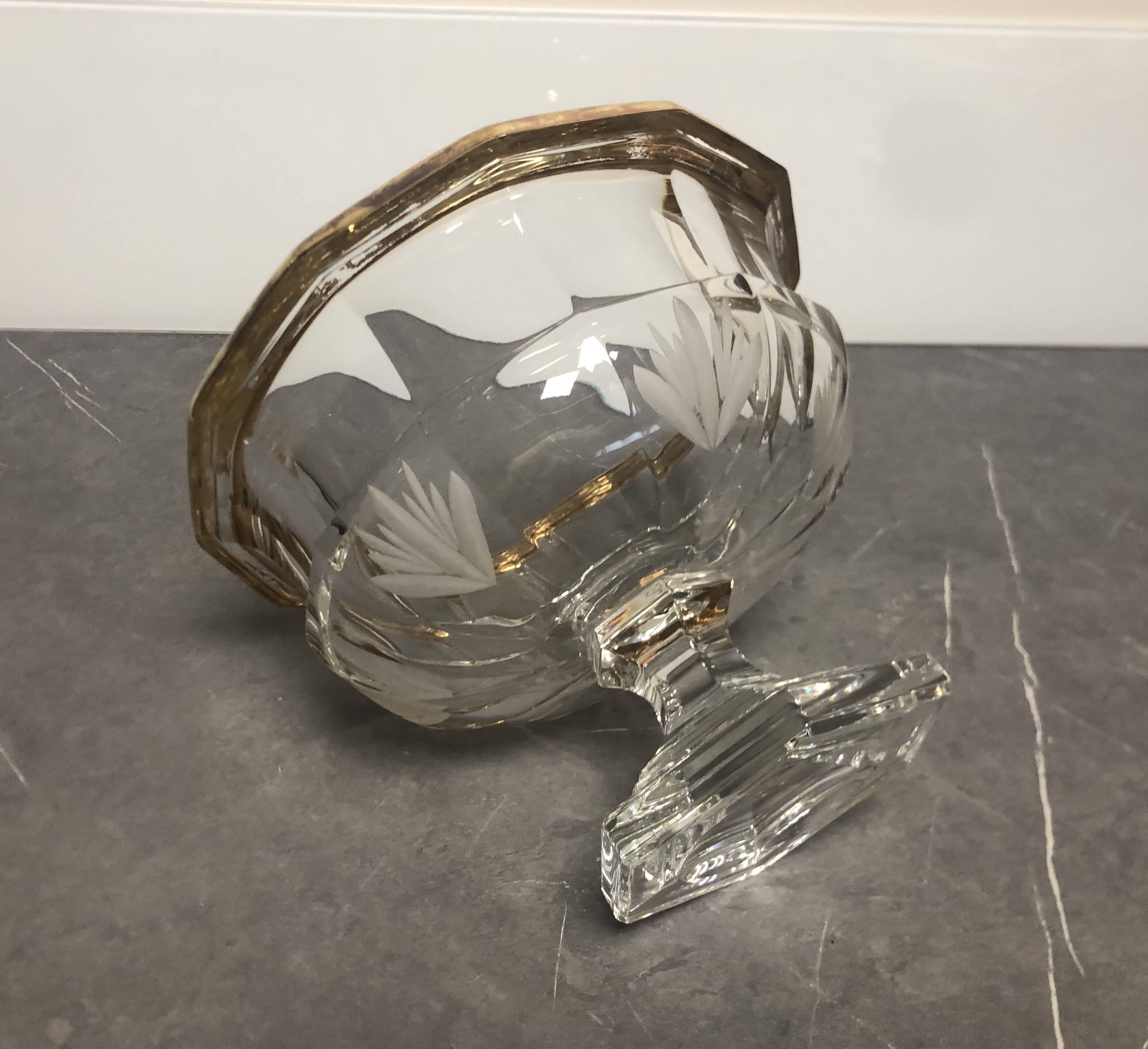 Coupe à fruits en cristal