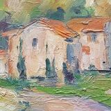 Painting by Nagao Usui: "A mas in Provence"