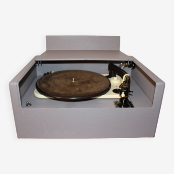 Tourne-disque vintage garrard type t, coffret métal, (1950)