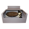 Vintage GARRARD type T record player, metal box