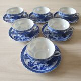 Set of 6 porcelain cups