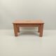 Rectangular wooden step painted pink