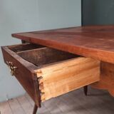 Louis XV table in natural wood