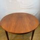 Mid Century Retro Teak Round Extending Dining Table by Nathan 1960–1970