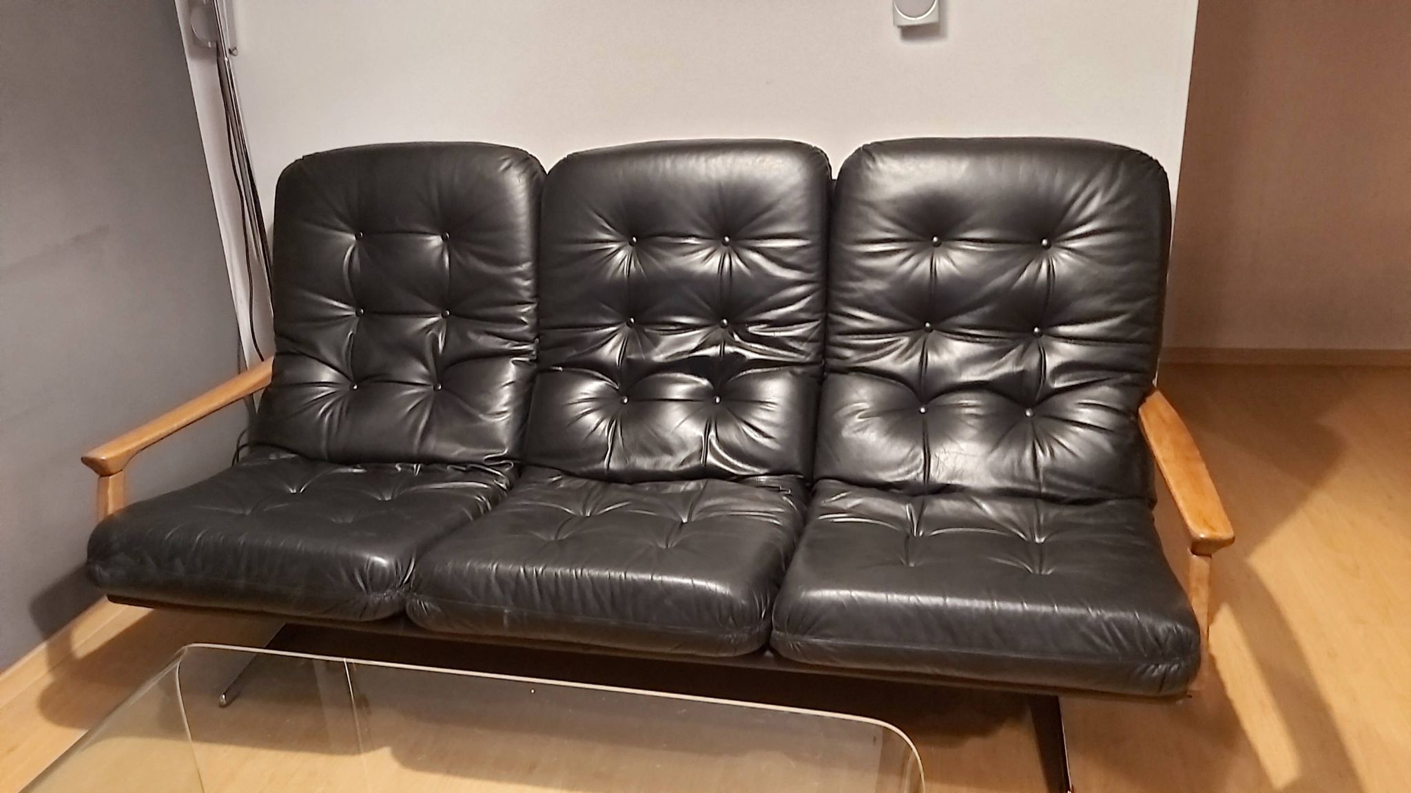 Vintage 3-seater sofa by E. Schmidt for Soloform