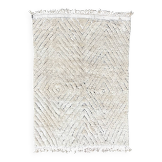 Snow- tapis Mrirt Marocain en laine