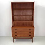 Secretary/writing cabinet in teak by Johannes Sorth for Nexø Møbelfabrik Bornholm 1960's.