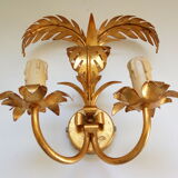 Vintage palm wall lamp