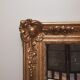 Wooden mirror and gilded stucco style Restoration height 94cm