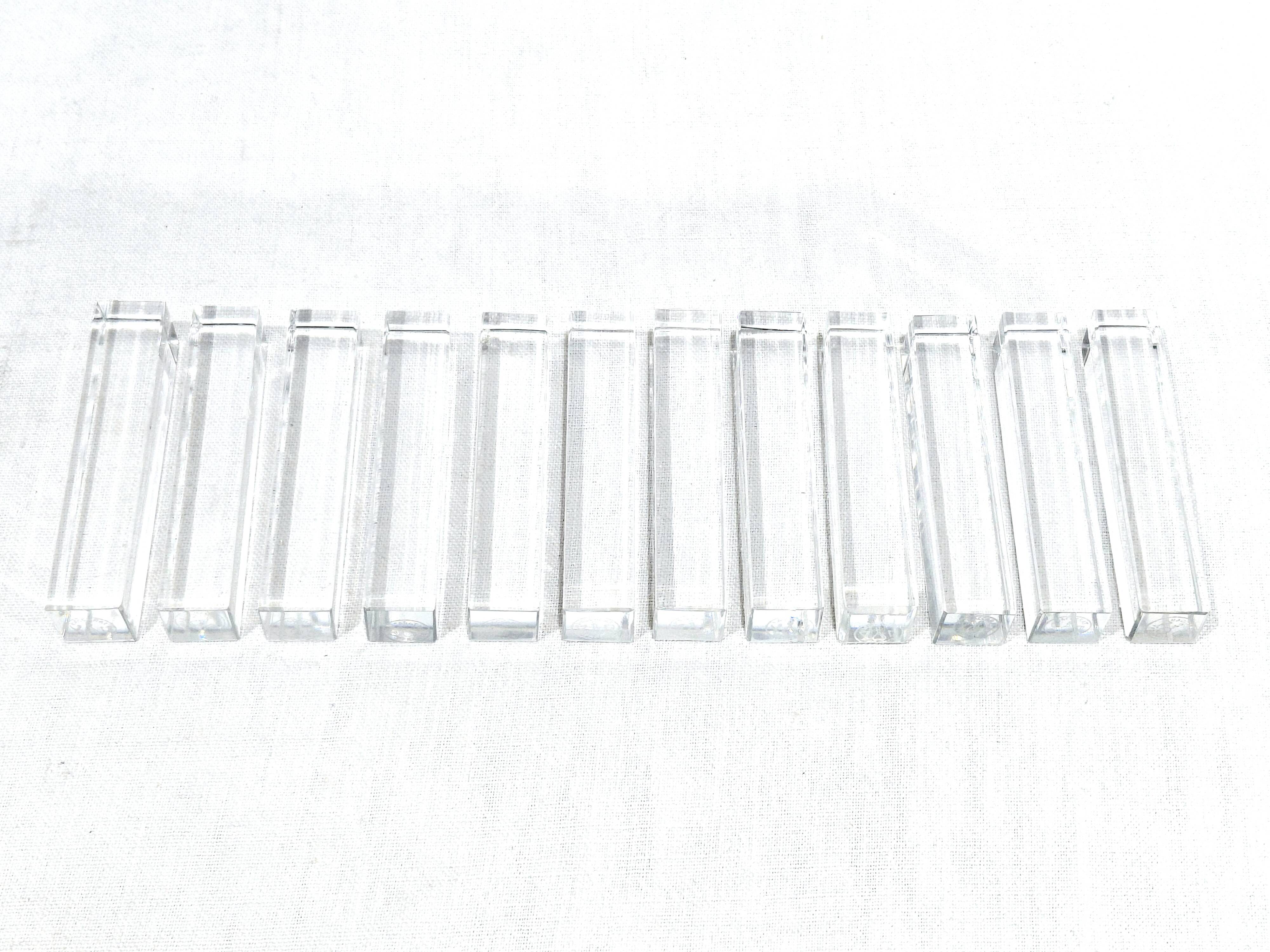 BACCARAT - 12 CRYSTAL KNIFE RESTS