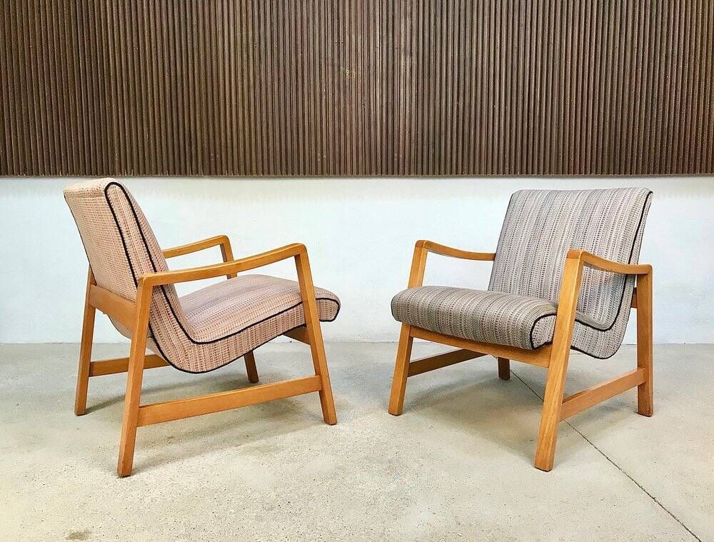 Ensemble de 2 fauteuils faciles modèle Vostra 602 de style mid-century par Jens Risom pour Knoll