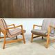 Ensemble de 2 fauteuils faciles modèle Vostra 602 de style mid-century par Jens Risom pour Knoll