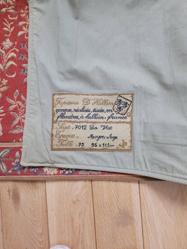 Tapisserie murale tapisserie des flandres la dame à la licorne