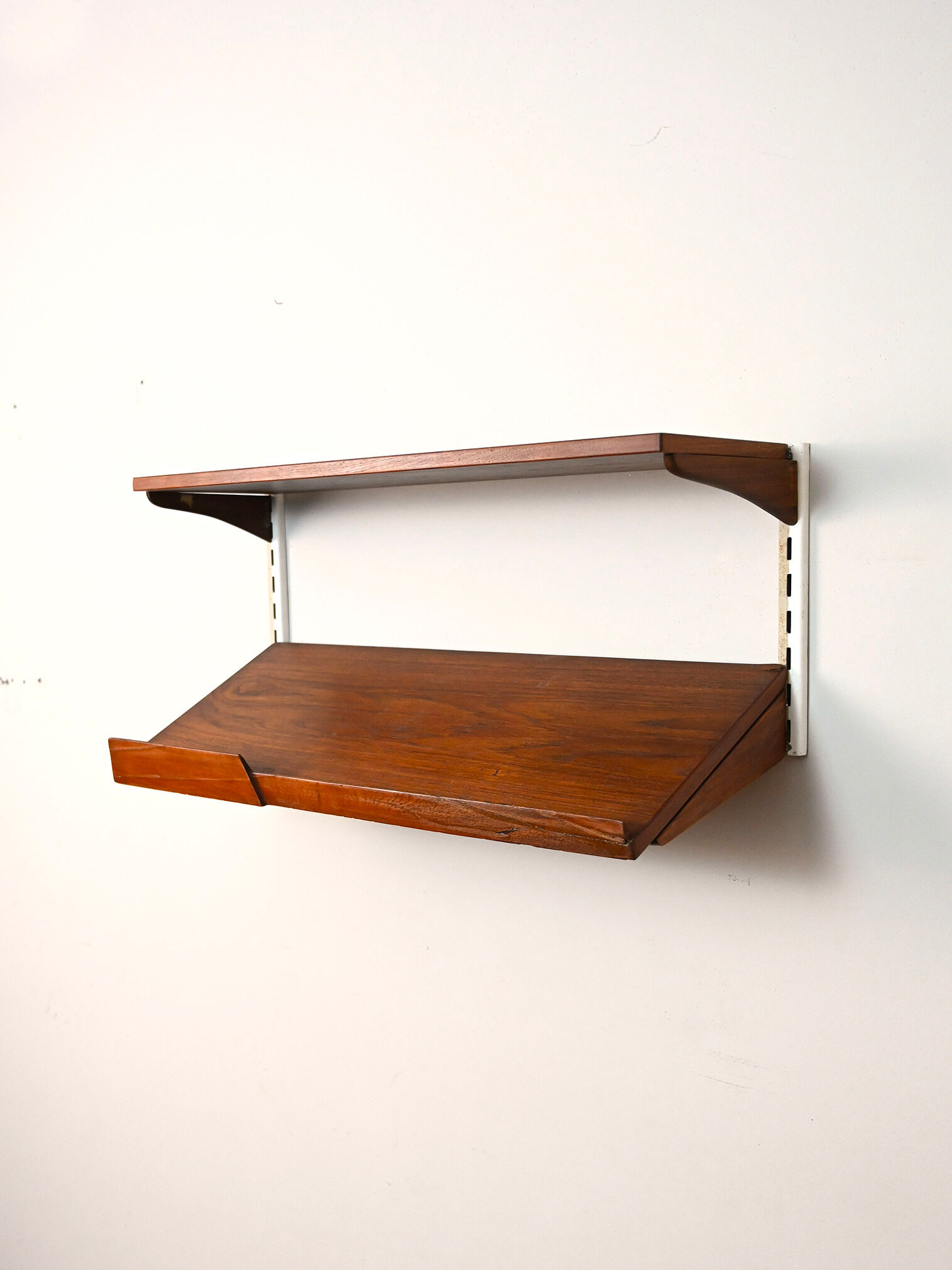 Swedish wooden shelving unit