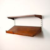 Swedish wooden shelving unit