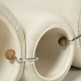 Pair of Tube Armchairs by Joe Colombo for Flexform, first edition.