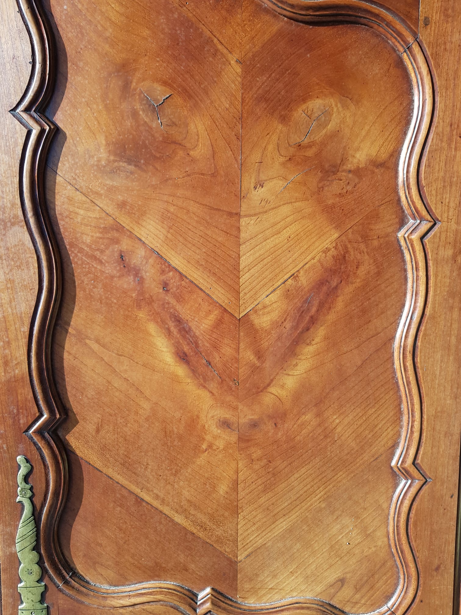 Double doors old wall closet