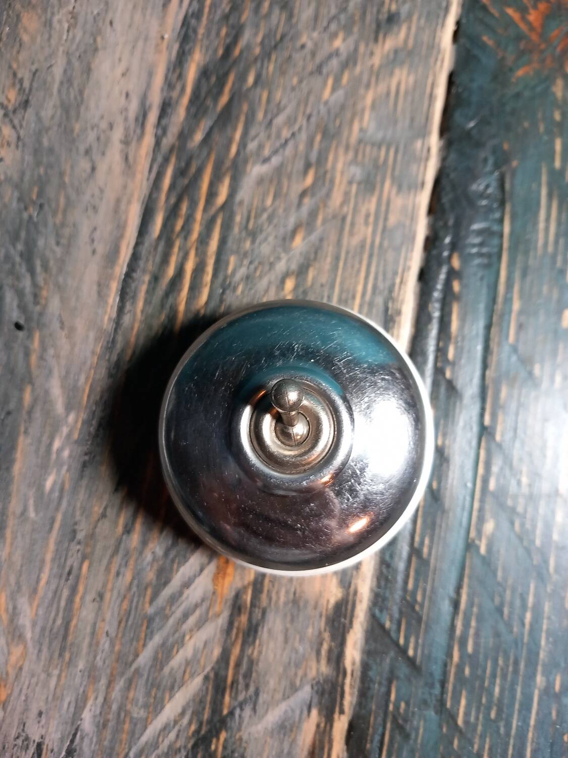 Vintage metal and porcelain switch