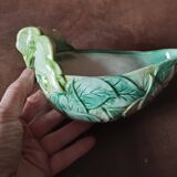 Gravy boat in barbotine style