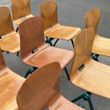 Chaise de salle à manger vintage industrielle Pagwood de Woodmar Design des années 70