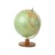 Vintage globe with oak base Dr Arthur Krause 1950s