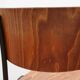 Galvanitas S35 oak and brown chair