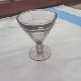 12 old bistro glasses