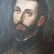 Ancient painting of Saint Francis Xavier - Italian school, late 17th century