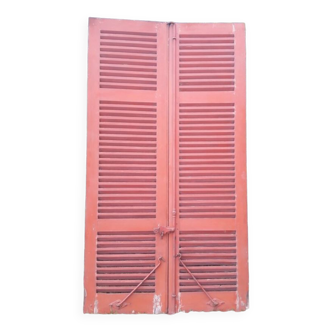 Pair of louvered shutters