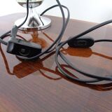 Glass Bubble Table Lamps, 1970s, Set of 2