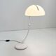 Serpente Floor Lamp White by Elio Martinelli for Martinelli Luce, 1970