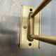 Old lamp wall lamp stem 2 arms vintage