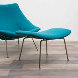 Oyster armchair with ottoman by Pierre Paulin for Artifort