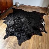 Brown cowhide rug, 2.30m
