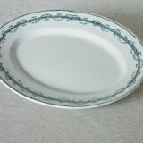 Plat ovale terre de fer