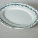 Iron earth oval dish