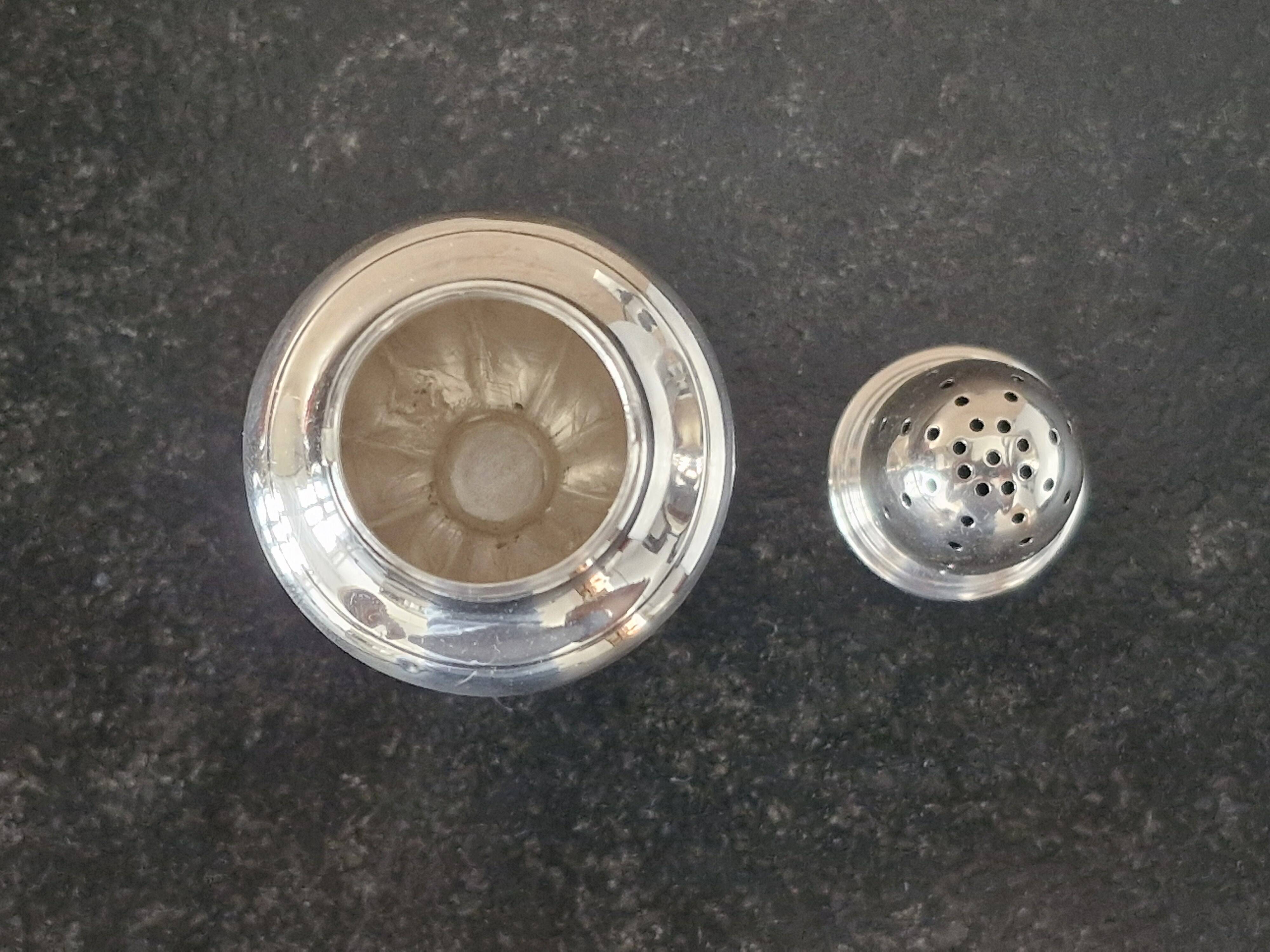Silver salt cellar