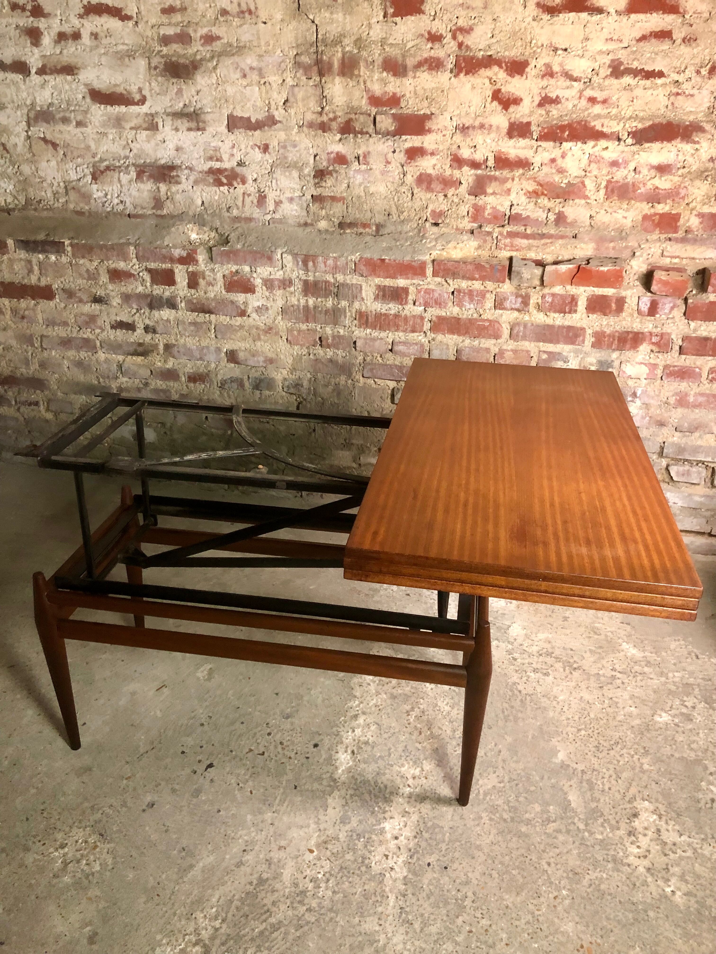 Scandinavian high modular coffee table 1960