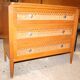 Commode vintage en osier